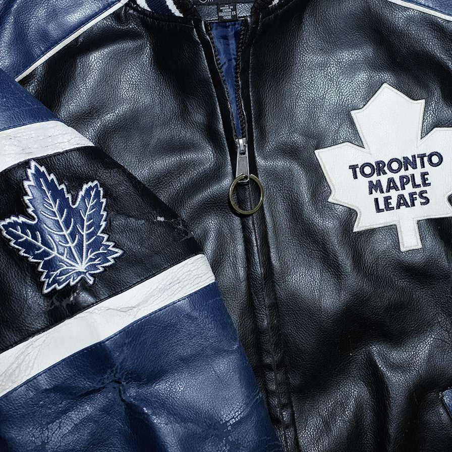 Vintage Toronto Maple Leafs College Jacket Large
