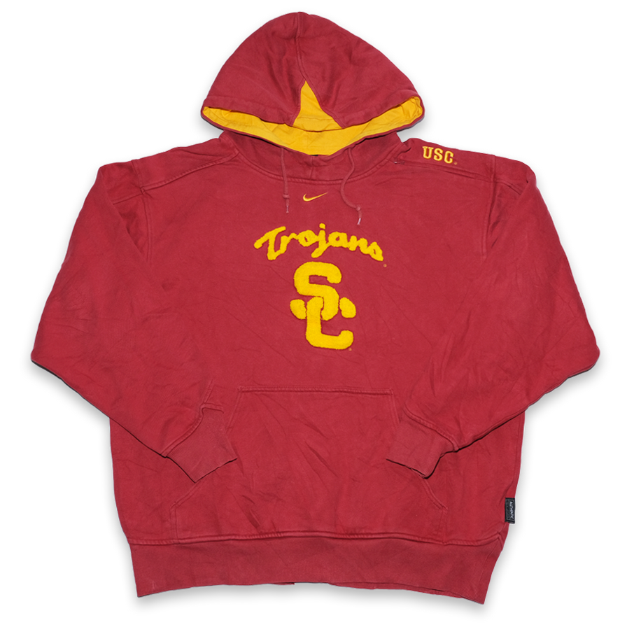 Vintage Nike USC Trojans Hoody Medium