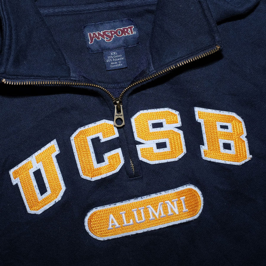 Vintage UCSB Q-Zip Sweater XLarge - Double Double Vintage