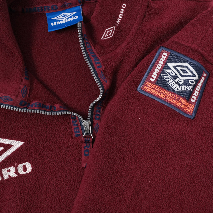 希少 UMBRO x MANCHESTER UNITED フリース Vintage Umbro Manchester United Fleece XXLarge kaufen – Double