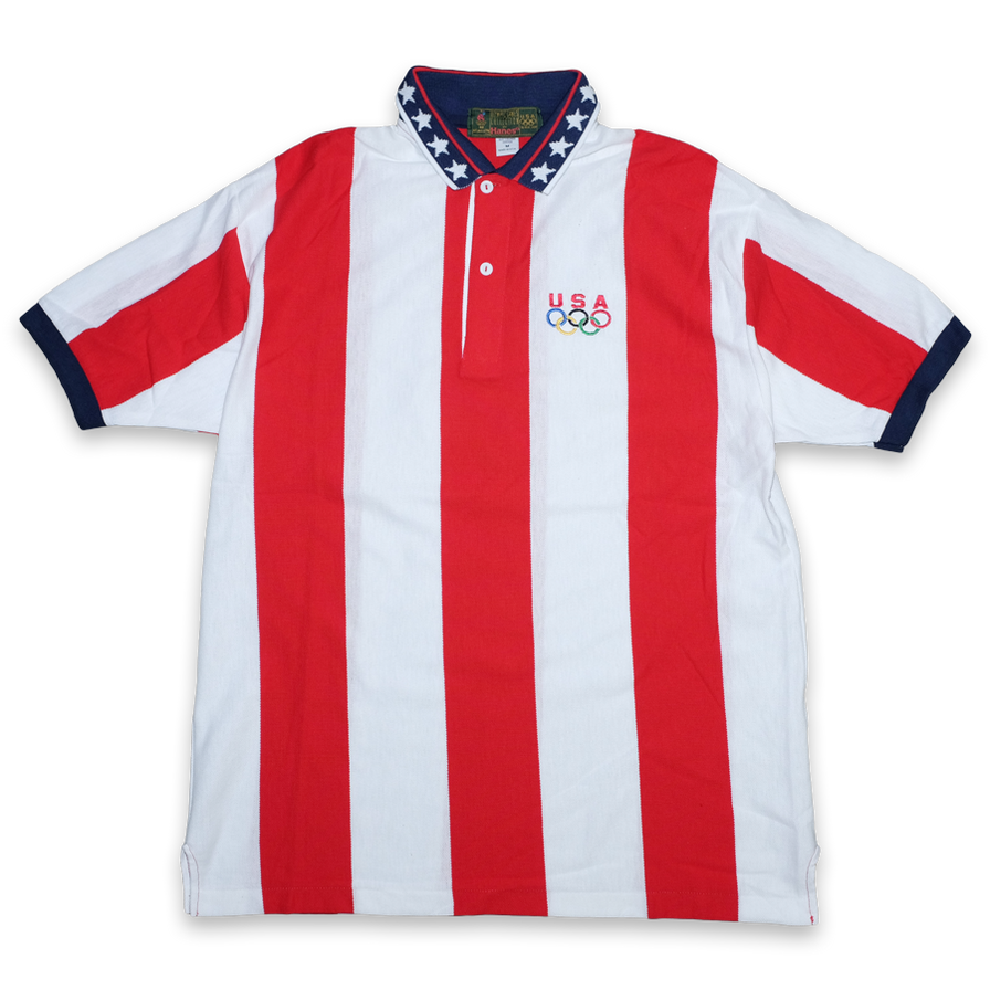 Vintage Atlanta 1996 USA Polo Large - Double Double Vintage