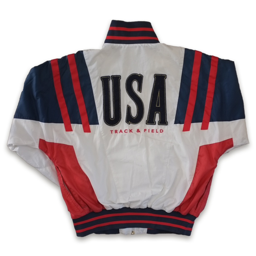 Rare Nike USA Track and Field Jacket Medium - Double Double Vintage