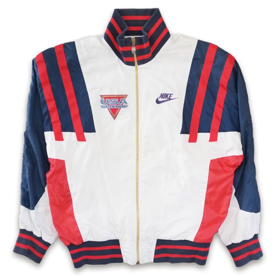 Rare Nike USA Track and Field Jacket Medium - Double Double Vintage
