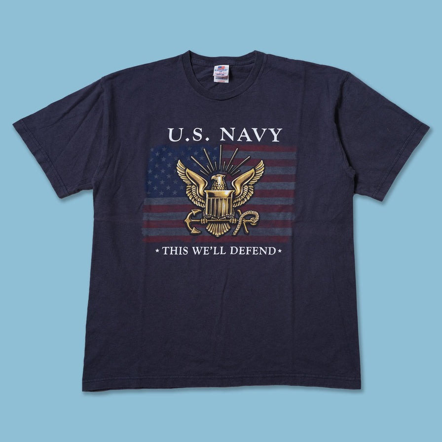 Vintage US Navy T-Shirt Large / XLarge