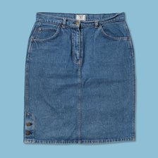 Vintage Valentino Women's Denim Skirt 30