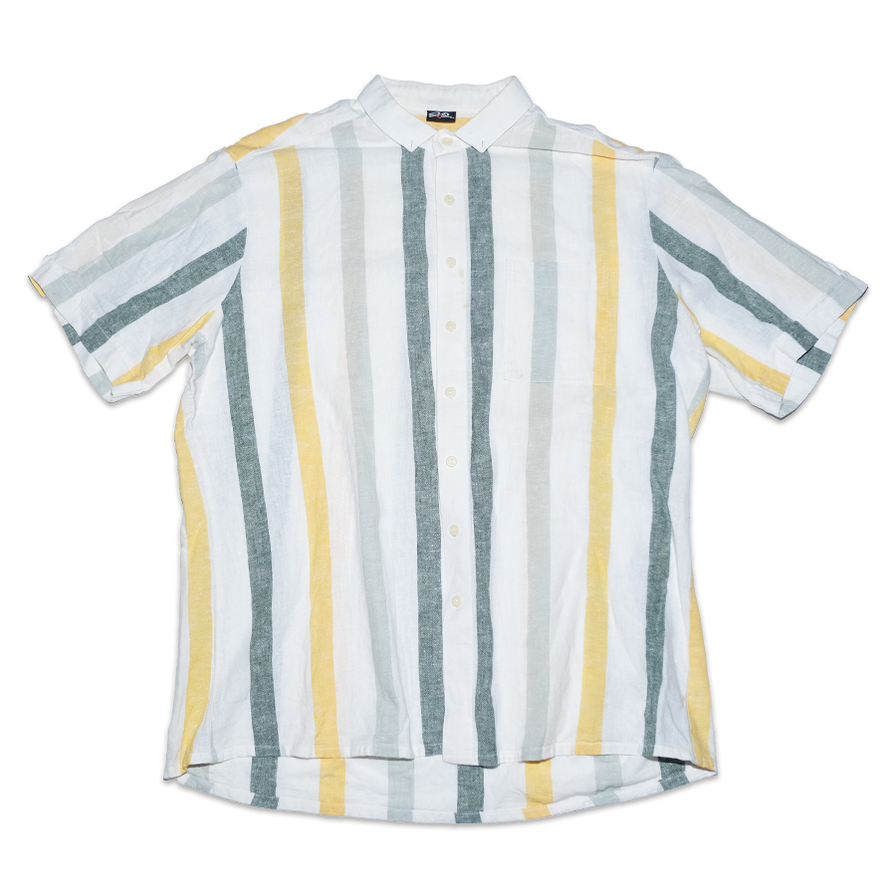 Vintage Striped Shirt Medium / Large - Double Double Vintage