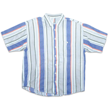 Vintage Vertical Striped Shirt XLarge - Double Double Vintage