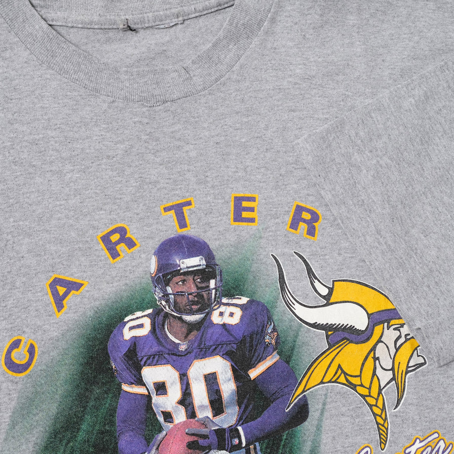 Vintage 2001 Cris Carter Minnesota Vikings T-Shirt Large