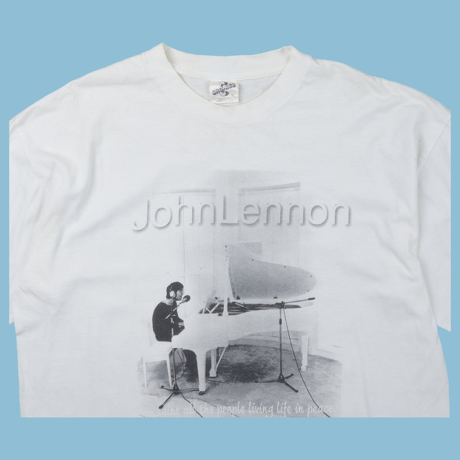 Vintage 1997 Cronies John Lennon The Beatles Imagine Peace T-Shirt - XL