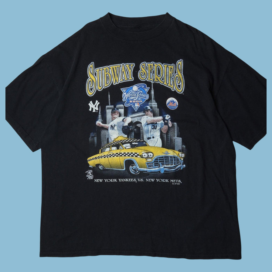 Vintage 2000s Subway Series Yankees vs Mets World Series T-Shirt - 2XL