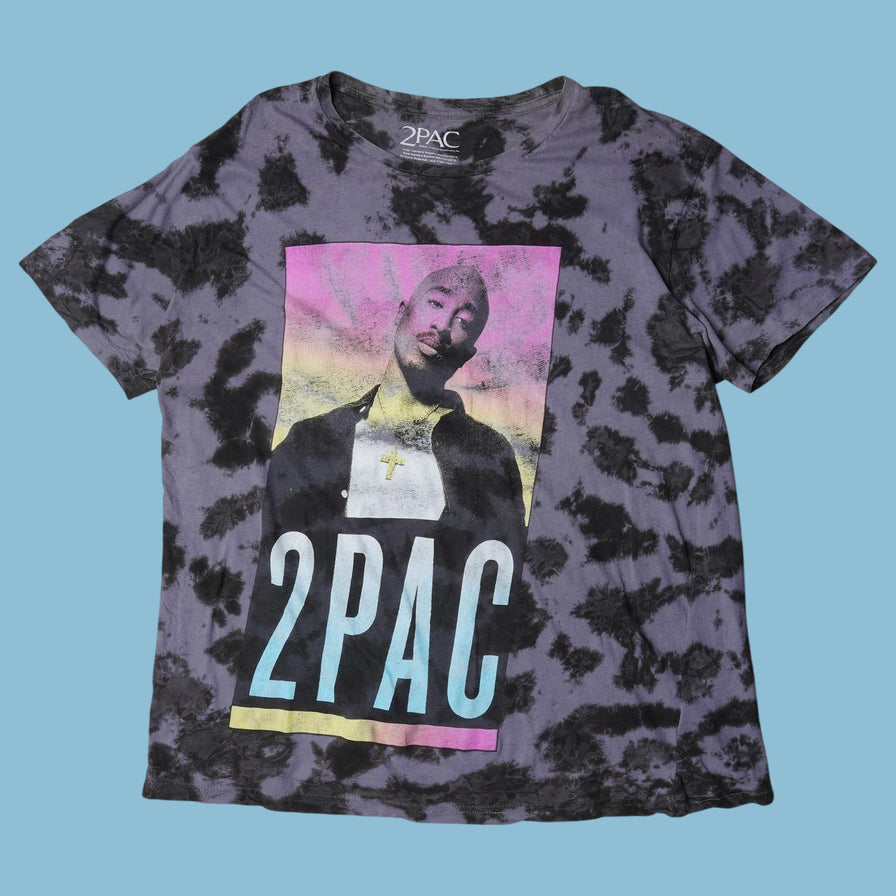 Vintage 2Pac Tie-Dye T-Shirt - L