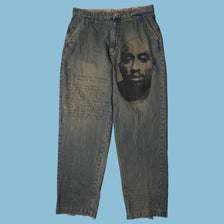 Vintage 2Pac Tupac Memorial Jeans - L