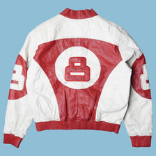 Vintage 8 Ball 90s Lederjacke - M