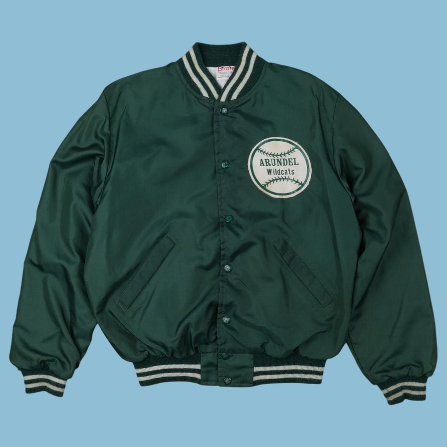 Vintage 80s Arundel Wildcats Baseball College Jacke - S