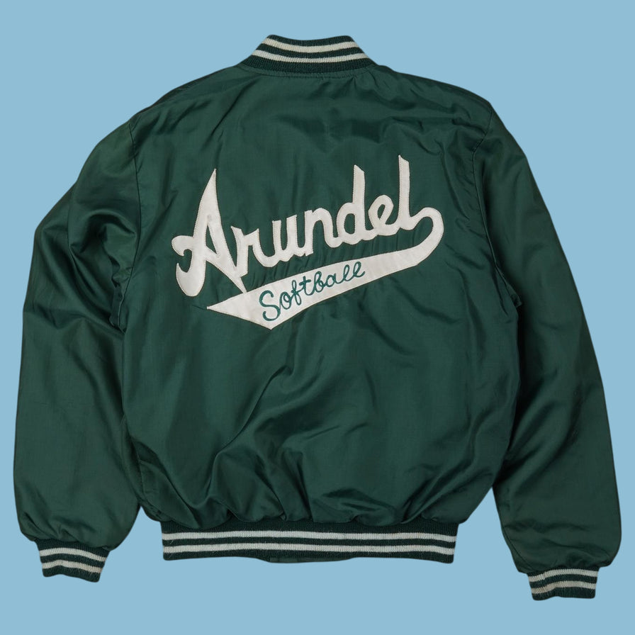 Vintage 80s Arundel Wildcats Baseball College Jacke - S