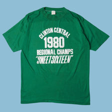 Vintage 80s Clinton Central Regional Champs T-Shirt - S