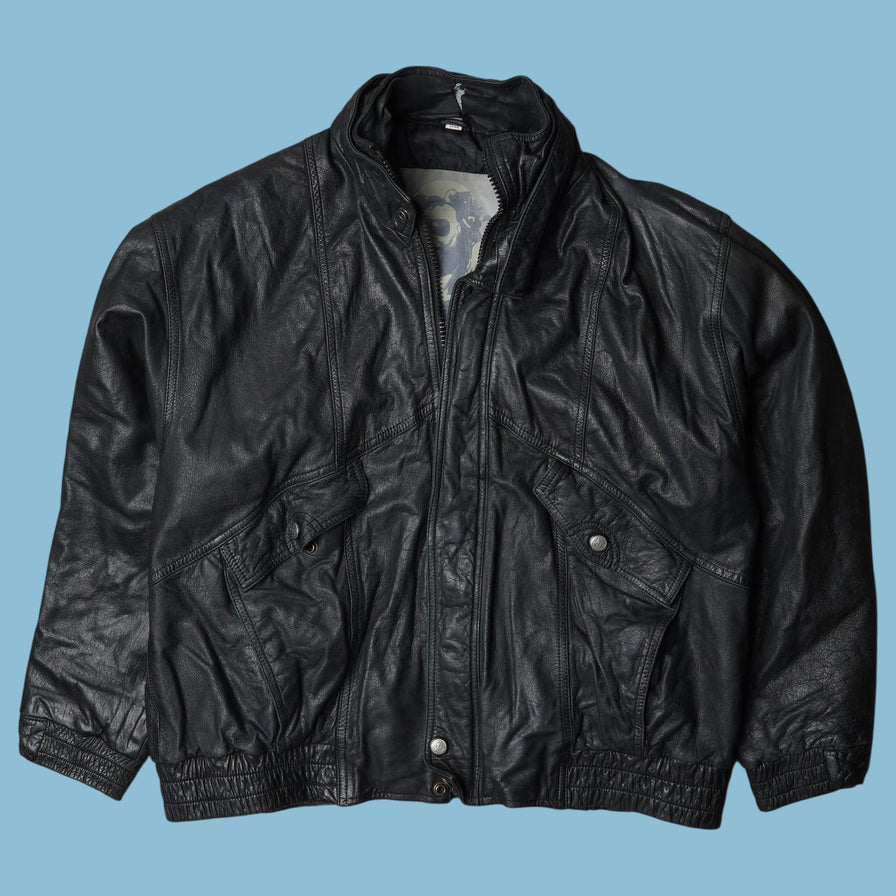 Vintage 80s Lederjacke - L