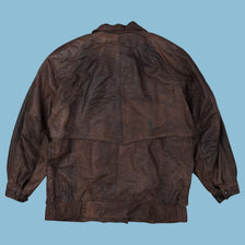 Vintage 80s Leather Jacket - M