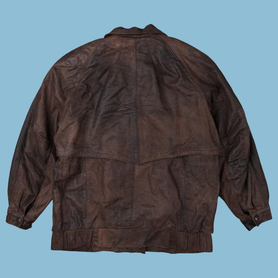 Vintage 80s Lederjacke - M