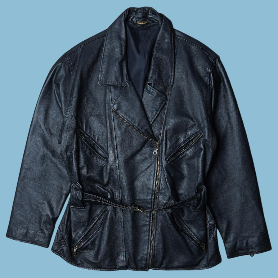 Vintage 80s Lederjacke - XL