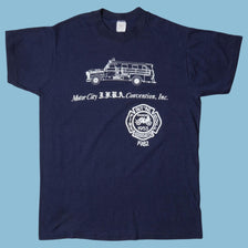 Vintage 80s Motor City I.F.B.A. Convention Fire Buff T-Shirt - S