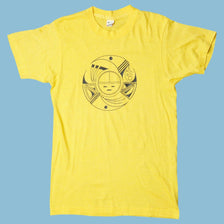 Vintage 80s Native American Sun Symbol T-Shirt - M