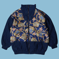Vintage 90s Baroque Print Jacket - M