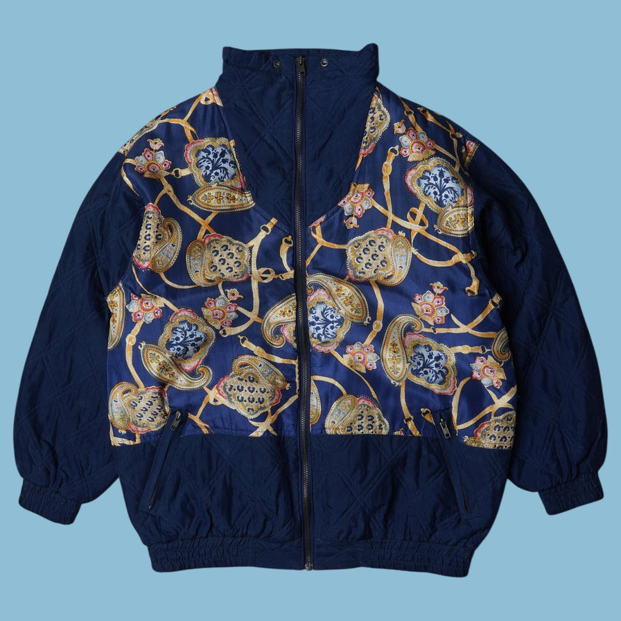 Vintage 90s Baroque Print Jacke - M