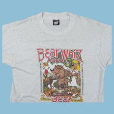 Vintage 90s Bear Whiz Beer T-Shirt - L
