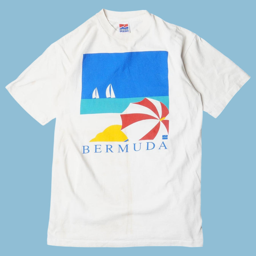 Vintage 90s Bermuda Graphic T-Shirt - M