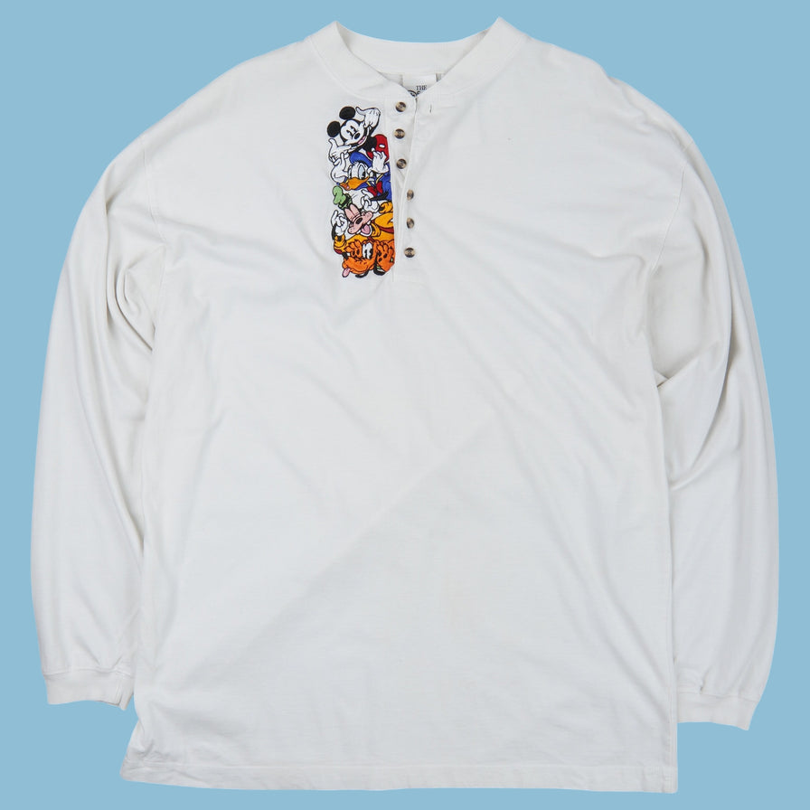 T-shirt manches longues Disney Mickey Mouse vintage années 90 - XL