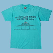 Vintage 90s F-117 Stealth Bomber T-Shirt - M
