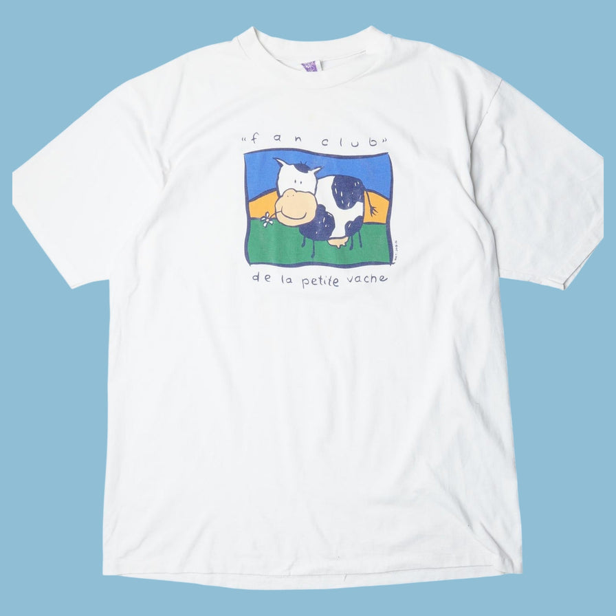 Vintage 90s Fan Club de la Petite Vache T-Shirt - 2XL