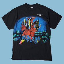 Vintage 90s Guantanamo Bay Cuba Aquarium T-Shirt - L