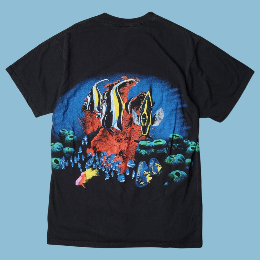 Vintage 90s Guantanamo Bay Cuba Aquarium T-Shirt - L
