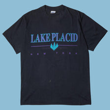 Vintage 90s Lake Placid New York T-Shirt - L
