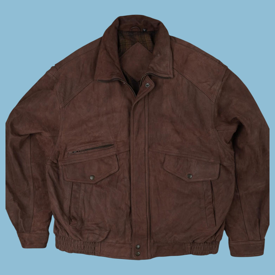 Vintage 90s Lederjacke - XL