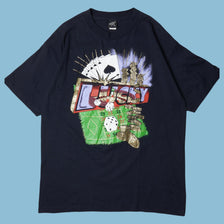 Vintage 90s Lucky Casino Graphic T-Shirt - XL