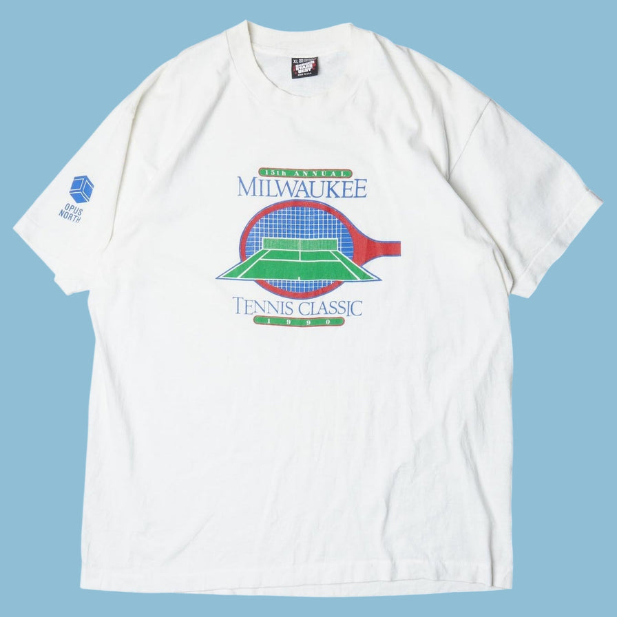 Vintage 90s Milwaukee Tennis Classic 1990 T-Shirt - XL
