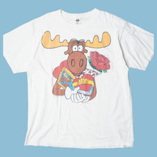 Vintage 90s Moose Valentine T-Shirt - XL