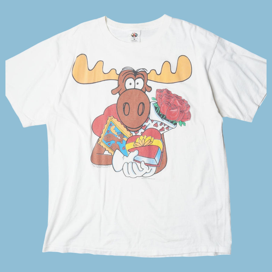 Vintage 90s Moose Valentine T-Shirt - XL