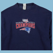 Vintage 90s New England Patriots Champions Sweater - XL