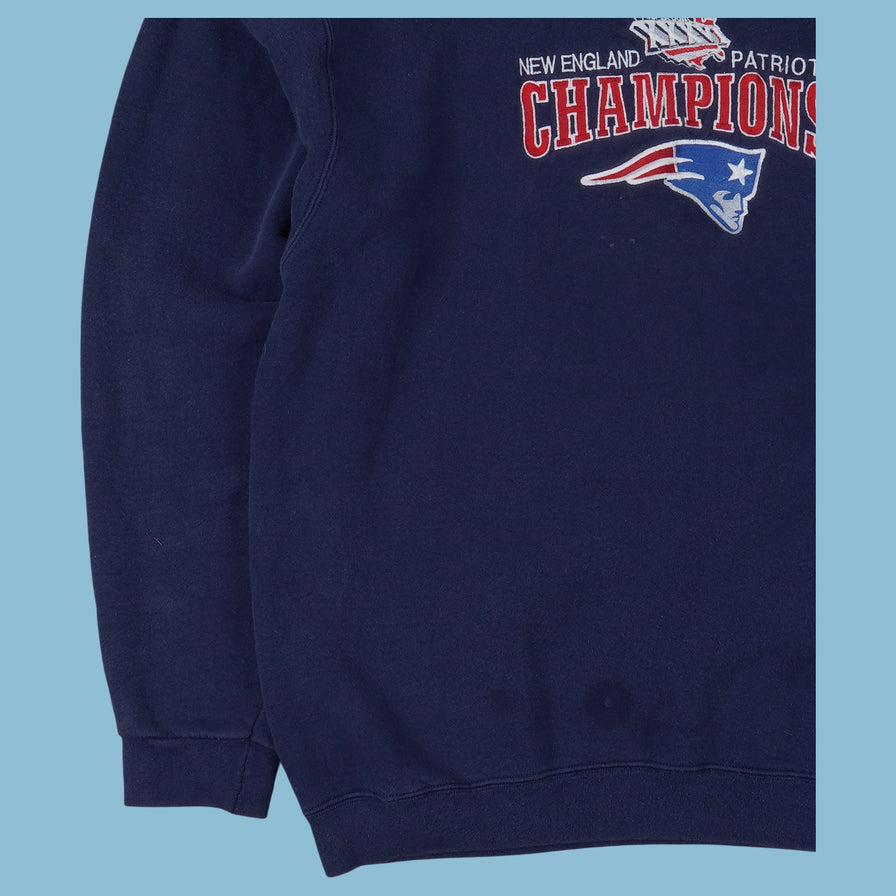 Vintage 90s New England Patriots Champions Sweater - XL