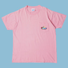 Vintage 90s Pocket T-Shirt - L