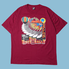 Vintage 90s Red Rock Rally Gallup New Mexico Hot Air Balloon T-Shirt - XL