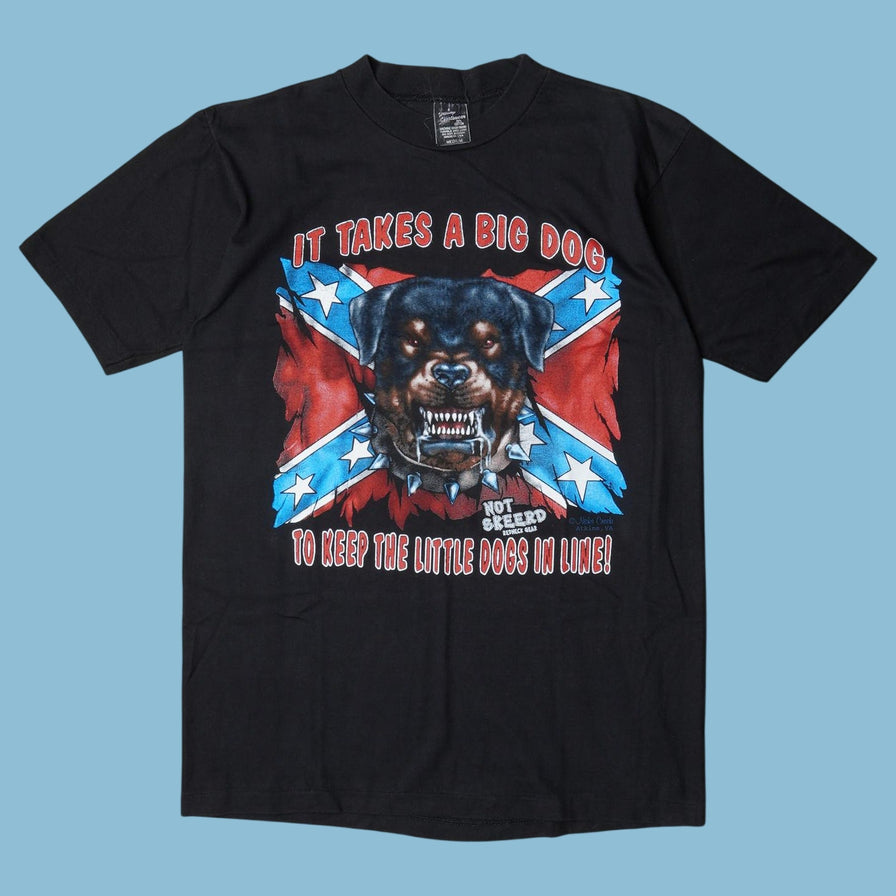 Vintage 90s Rottweiler Big Dog Graphic T-Shirt - M