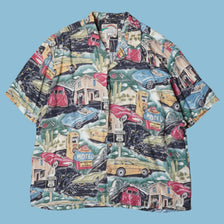 Vintage 90s Route 66 Motel Print Shirt - XL