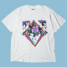 Vintage 90s Ski Graphic T-Shirt - XL