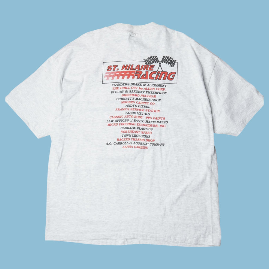 Vintage 90s St. Hilaire Racing Nascar T-Shirt - XL