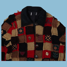 Cardigan en patchwork vintage années 90 - S
